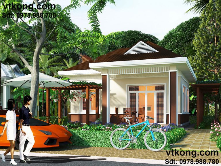 29+ Mẫu nhà cấp 4 diện tích 5x20 trọn gói 300 triệu được nhiều người lựa chọn 5 Mẫu nhà cấp 4 nông thôn rẻ đẹp NC45