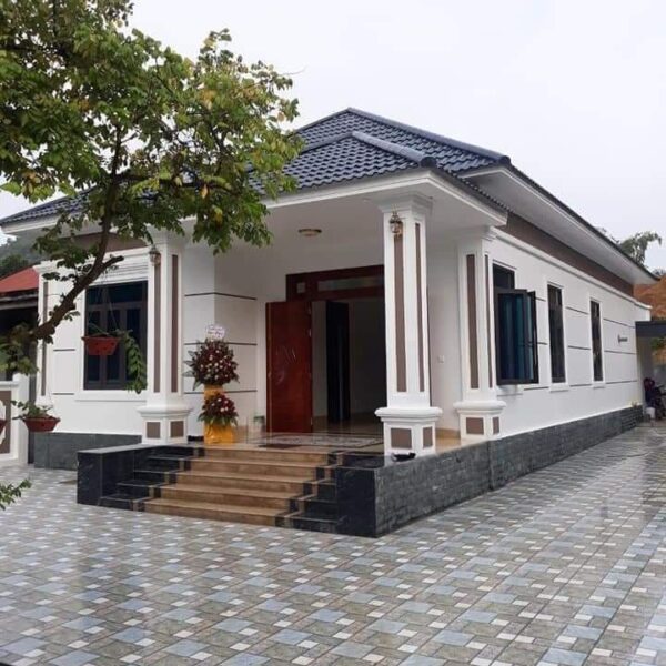 Mẫu Nhà 1 Tầng Mái Nhật Đẹp