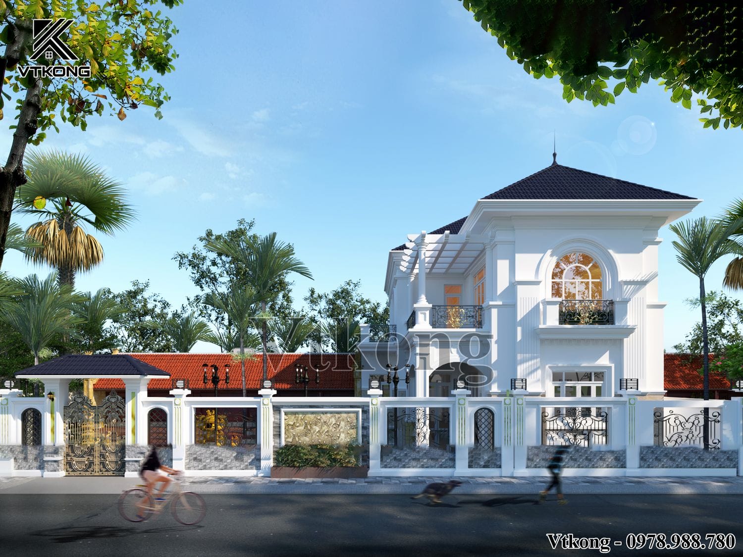 Biệt Thự 2 Tầng Tân Cổ Điển 9X14M