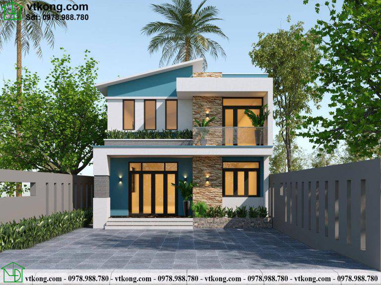[ Top 300+] Mẫu nhà cấp 4 gác lửng đẹp nhất năm 2022 | VTKONG