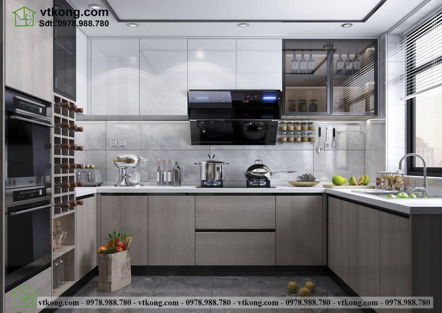 20+ Mẫu tủ bếp đẹp dành cho chị em nội trợ