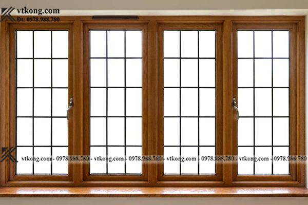Mẫu cửa sổ gỗ đẹp hiện đại