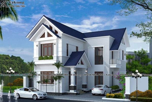 Mẫu Biệt Thự 2 Tầng Mái Thái