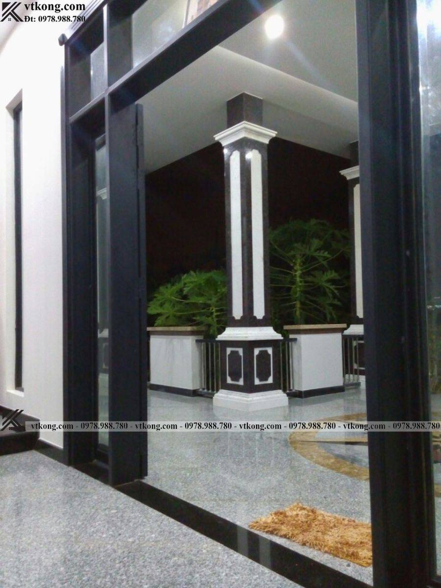 Mẫu Thi Công Biệt Thự 1 Tầng Mái Bằng Tại Tiền Giang Giá Rẻ Tc1T12 3 Thi Cong Tron Goi Biet Thu 1 Tang Mai Bang Tai Tien Giang Tc1T12 4
