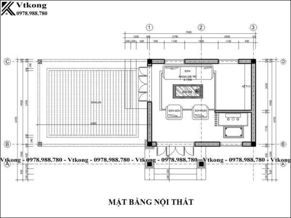 Mat Bang Bo Tri Noi That Nha Cap 4 Mai Thai Nc4185