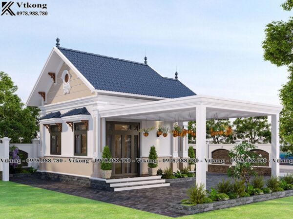 Mau Nha Cap 4 Mai Thai 30M2 Dep Nc4185