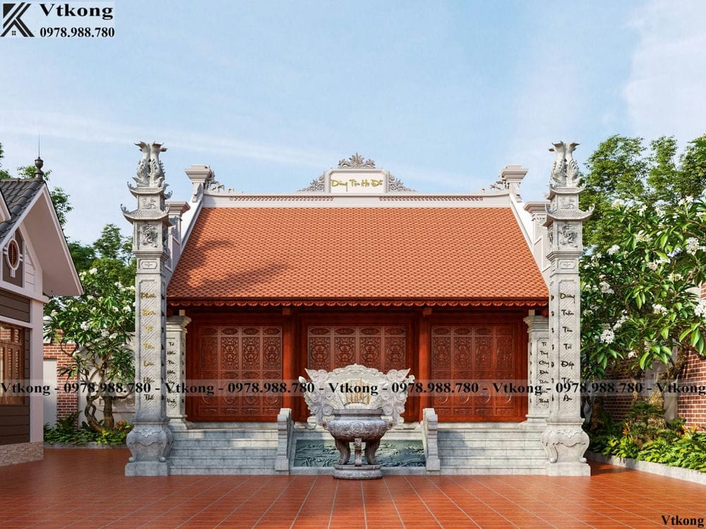 Nhà Gỗ Đẹp 3 Gian
