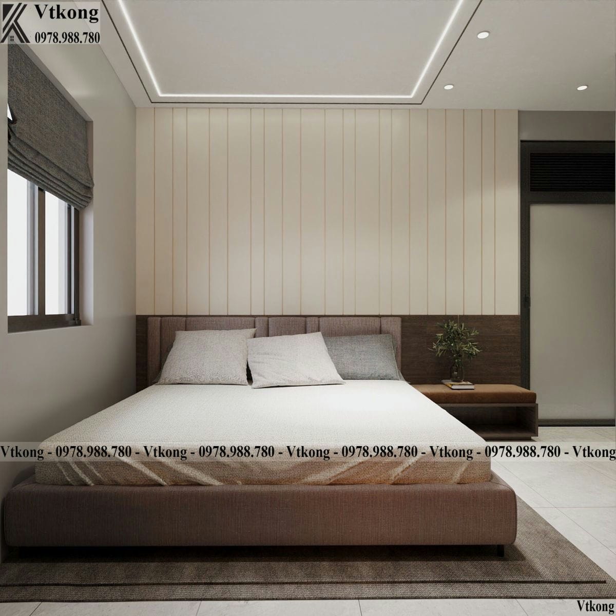 Mẫu Thiết Kế Nội Thất Phòng Ngủ Nhà Phố 2 Tầng Nhỏ Gọn Phòng Ngủ 1 Nội Thất Nhà Phố 2 Tầng Hiện Đại
