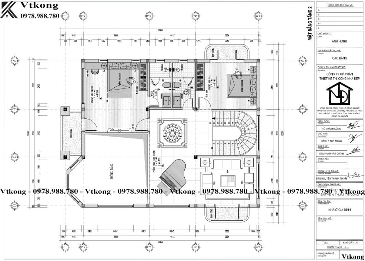 Mặt Bằng Tầng 2 Mẫu Thiết Kế Biệt Thự 3 Tầng Sang Trọng Tầng 2 Biệt Thự 3 Tầng Sân Vườn Đẹp
