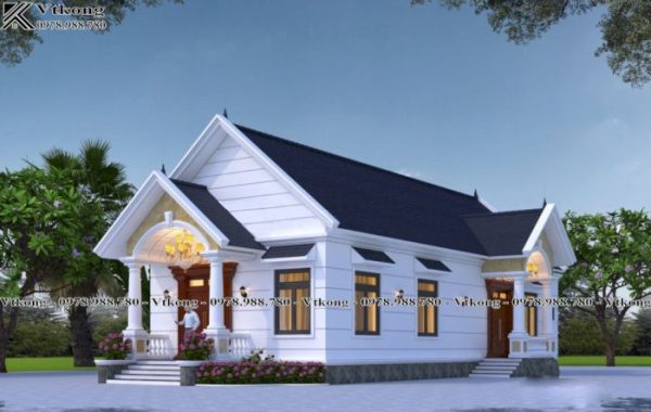 Top 10 mẫu nhà cấp 4 120m2 4 phòng ngủ 1 thờ đẹp tiện nghi