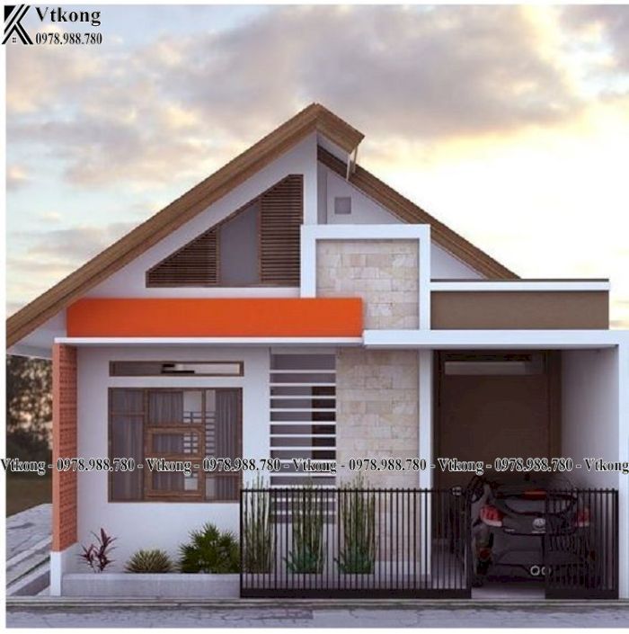 Mẫu Nhà Gác Lửng 5X12M 3 Phòng Ngủ
