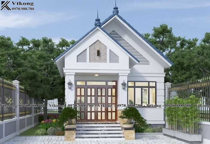 Mẫu Nhà Gác Lửng 5X12M 3 Phòng Ngủ