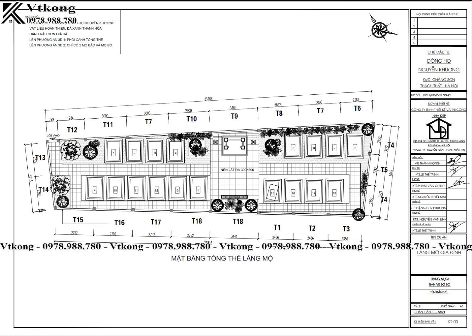 Mặt Bằng Tổng Thể Mẫu Lăng Mộ Đá 6X20M Mb-Tong-Mau-Lang-Mo-Da-6X20M