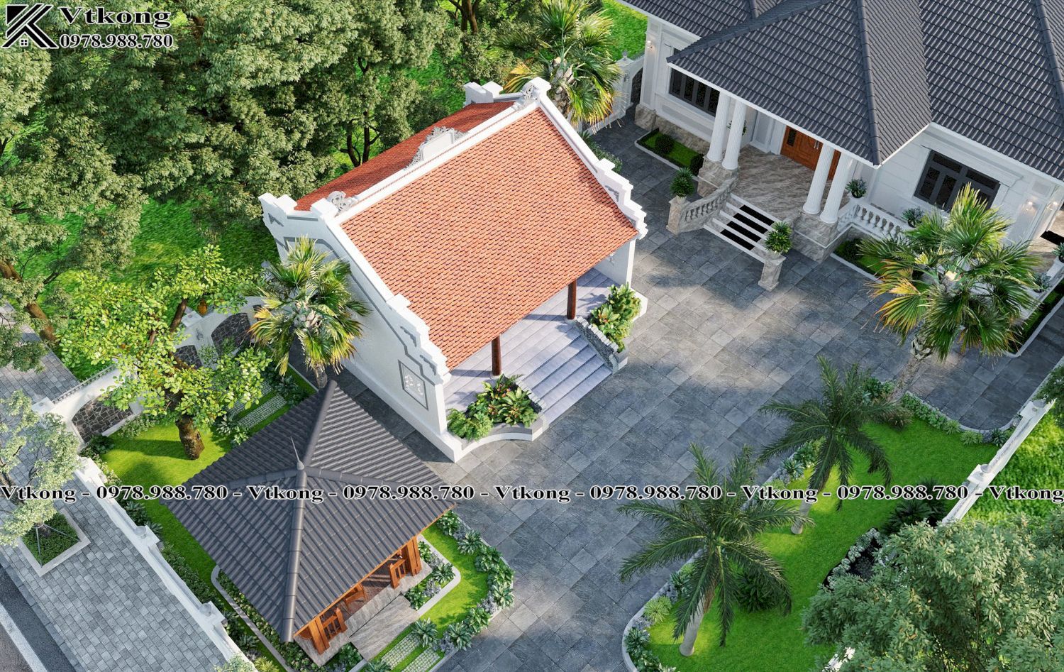 Phối Cảnh Nhà Thờ 3 Gian 2 Mái 7X7M Đẹp Tại Thái Thuỵ - Thái Bình Phoi-Canh-Nha-Tho-3-Gian-2-Mai-7X7M-Nth31