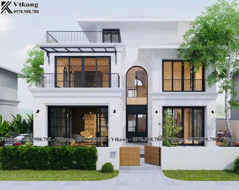 45+ Mẫu Biệt Thự Mái Bằng Đẹp Cho Không Gian Sống Hiện Đại 14 Mặt Tiền Biệt Thự Mái Bằng Mini