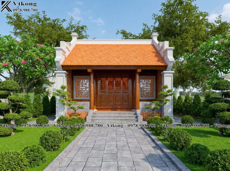 Nhà Thờ Bê Tông Giả Gỗ 6X6M Tại Thanh Hóa Nth49 Nha Tho Be Tong Gia Go 6X6M Tai Thanh Hoa Nth49