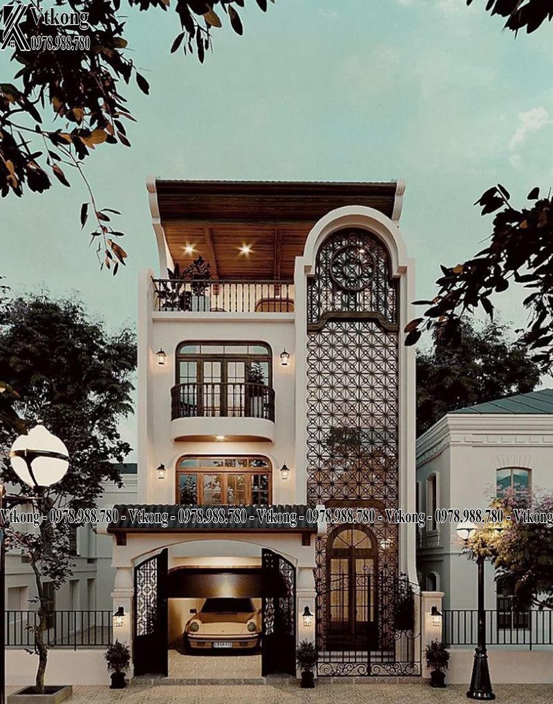 Mặt Biệt Thự Nhà Phố Indochine