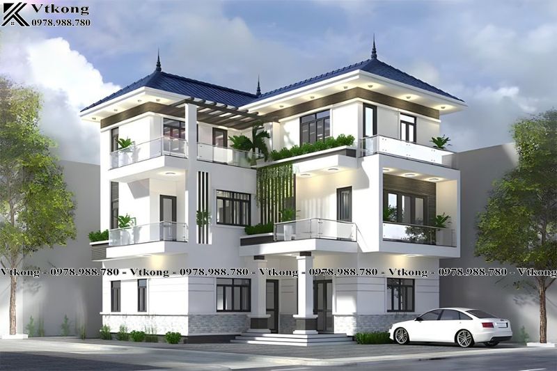 50+ Mẫu Biệt Thự Chữ L 3 Tầng Đẹp Ấn Tượng Nhất Năm 2024 4 Hình Ảnh Góc Nghiêng Biệt Thự Đẹp Chữ L 3 Tầng Mái Nhật