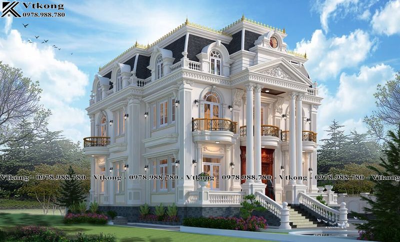 55+ Mẫu Biệt Thự Kiểu Pháp Đẹp Nhất Mọi Thời Đại 1 Hình Ảnh Biệt Thự Phong Cách Kiểu Pháp Cổ Điển