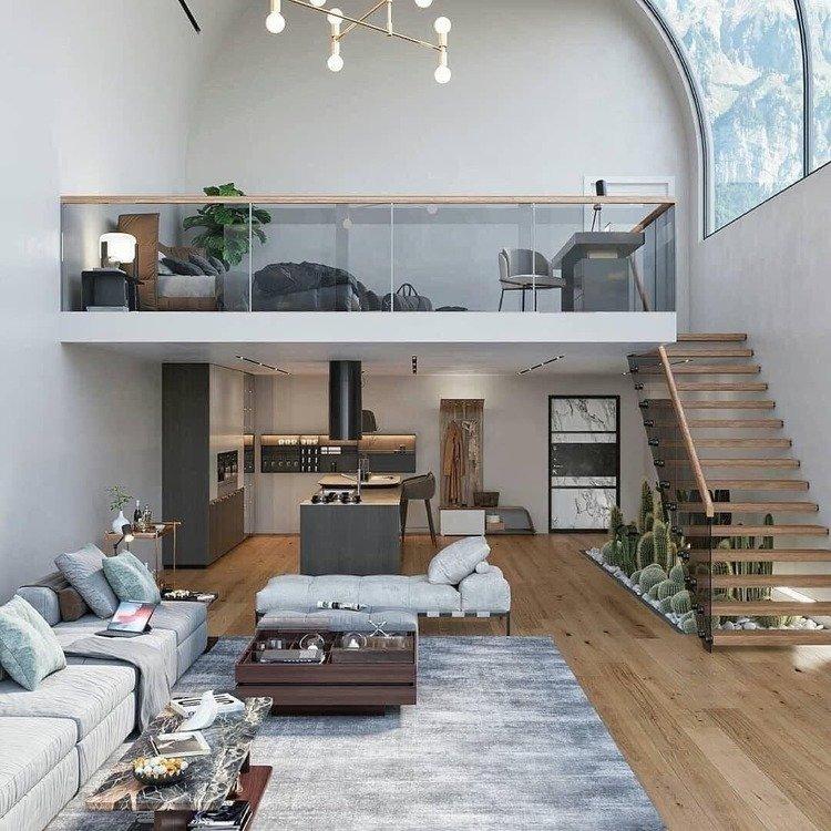 Mẫu Nhà Cấp 4 Có Gác Lửng Phong Cách Cổ Điển