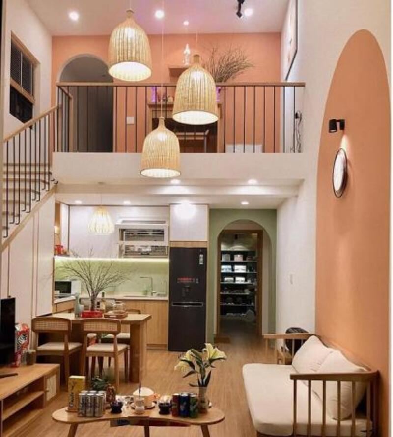 Mẫu Nhà Cấp 4 Có Gác Lửng Phong Cách Cổ Điển
