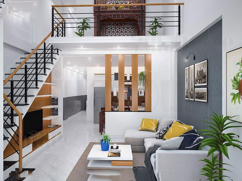 Mẫu Nhà Cấp 4 Có Gác Lửng Phong Cách Nông Thôn