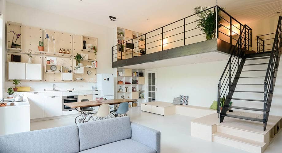 Mẫu Nhà Cấp 4 Có Gác Lửng Phong Cách Hiện Đại