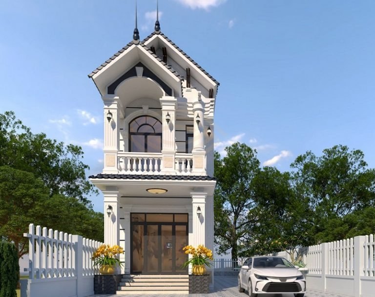 Mẫu Nhà 1 Trệt 1 Lầu Đẹp 5X20M Mái Thái Mẫu Nhà 1 Trệt 1 Lầu Đẹp 5X20M Mái Thái