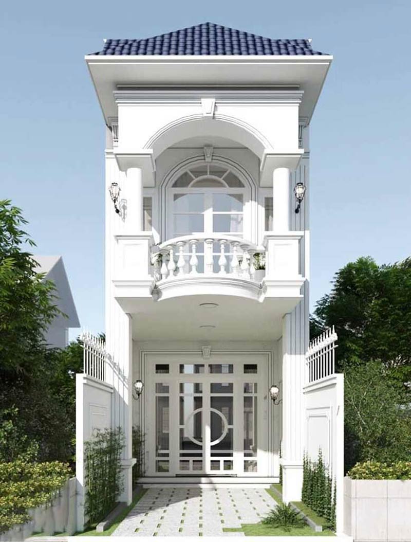 Mẫu Nhà 1 Trệt 1 Lầu 5X20M Phong Cách Châu Âu Mẫu Nhà 1 Trệt 1 Lầu 5X20M Phong Cách Châu Âu