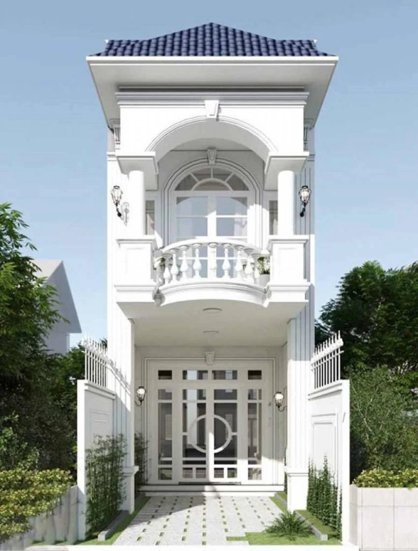 Mẫu Nhà 1 Trệt 1 Lầu 5X20M Phong Cách Châu Âu Mẫu Nhà 1 Trệt 1 Lầu 5X20M Phong Cách Châu Âu