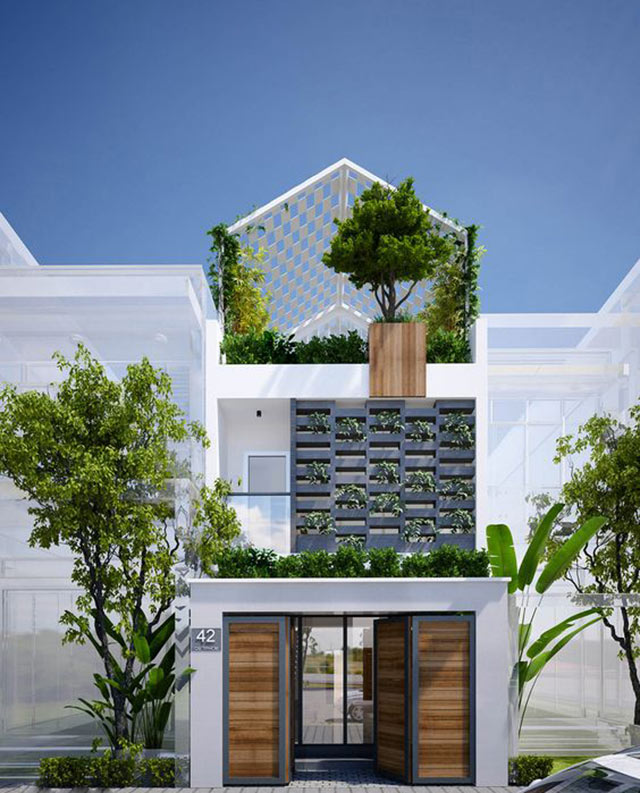 Mẫu Nhà 1 Trệt 1 Lầu 5X20M Có Sân Vườn Mẫu Nhà 1 Trệt 1 Lầu 5X20M Có Sân Vườn