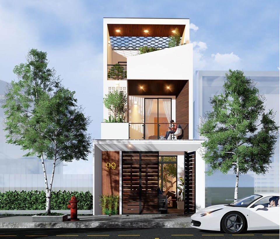 Mẫu Nhà 1 Trệt 1 Lầu 5X20M Có Sân Vườn Mẫu Nhà 1 Trệt 1 Lầu 5X20M Có Sân Vườn