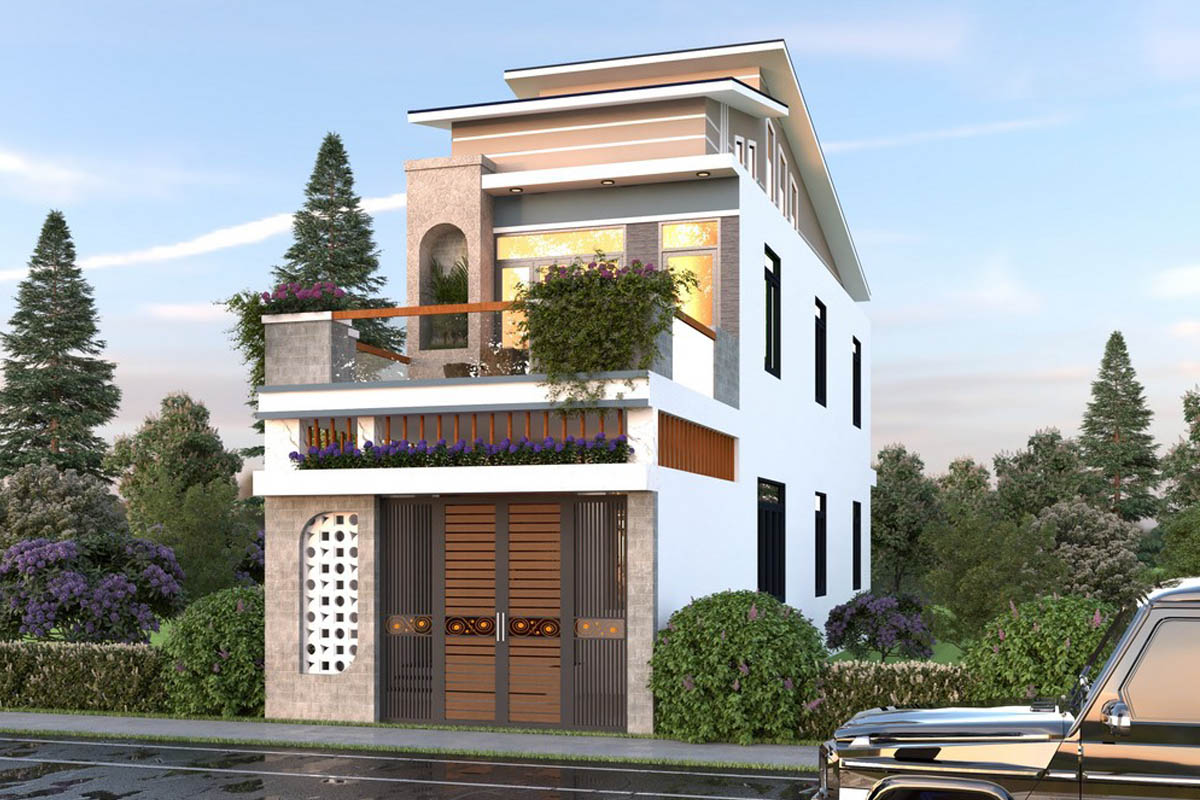 Mẫu Nhà 1 Trệt 1 Lầu 5X20M Lệch Tầng Mẫu Nhà 1 Trệt 1 Lầu 5X20M Lệch Tầng