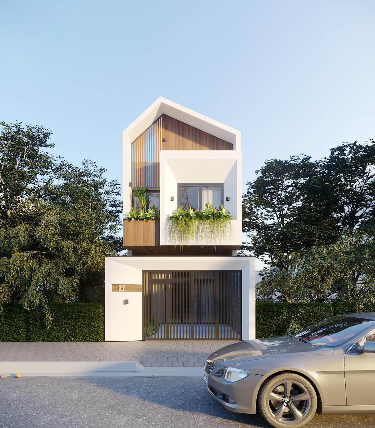Mẫu Nhà 1 Trệt 1 Lầu 5X20M Lệch Tầng Mẫu Nhà 1 Trệt 1 Lầu 5X20M Lệch Tầng