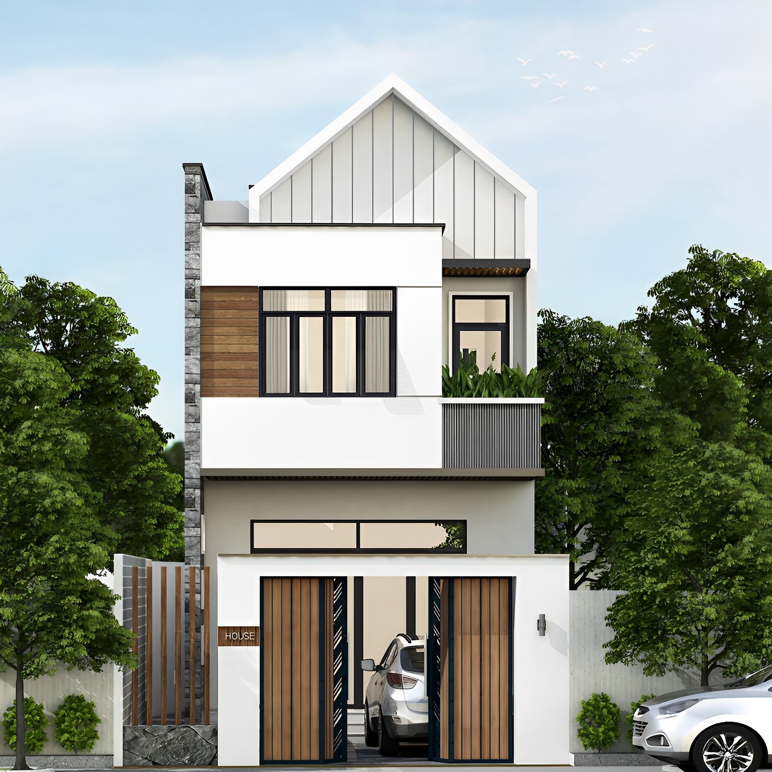 Mẫu Nhà 1 Trệt 1 Lầu 5X20M Lệch Tầng Mẫu Nhà 1 Trệt 1 Lầu 5X20M Lệch Tầng