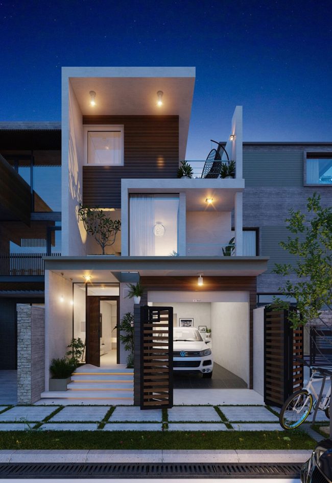 Mẫu Nhà 2 Tầng 4 Phòng Ngủ 1 Phòng Thờ Với Gara Ô Tô Rộng Rãi Mẫu Nhà 2 Tầng 4 Phòng Ngủ 1 Phòng Thờ Với Gara Ô Tô Rộng Rãi