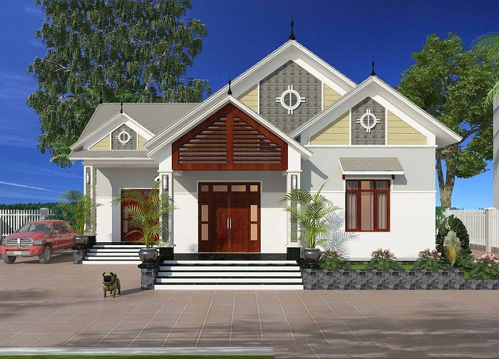 Mẫu Nhà Ngang 10M Cấp 4 Hiện Đại Mang Đến Không Gian Sống Tiện Nghi