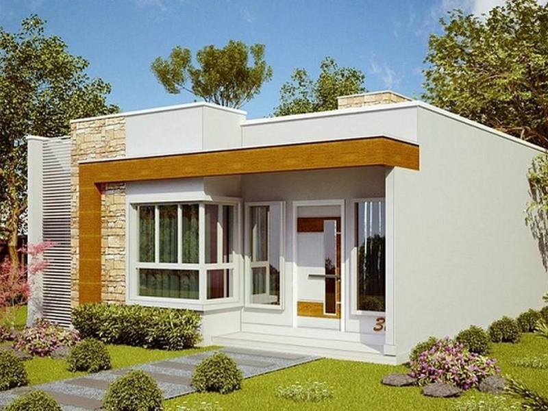 Mẫu Nhà Ngang 10M Cấp 4 Với Sân Vườn Rộng Rãi