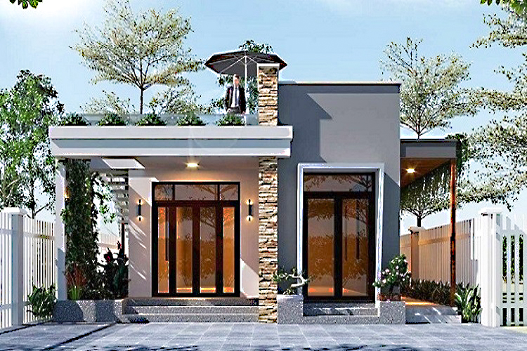 Vtkong Là Đơn Vị Uy Tín Chuyên Thiết Kế Và Thi Công Các Mẫu Nhà Ngang 10M Cấp 4 Hiện Đại.