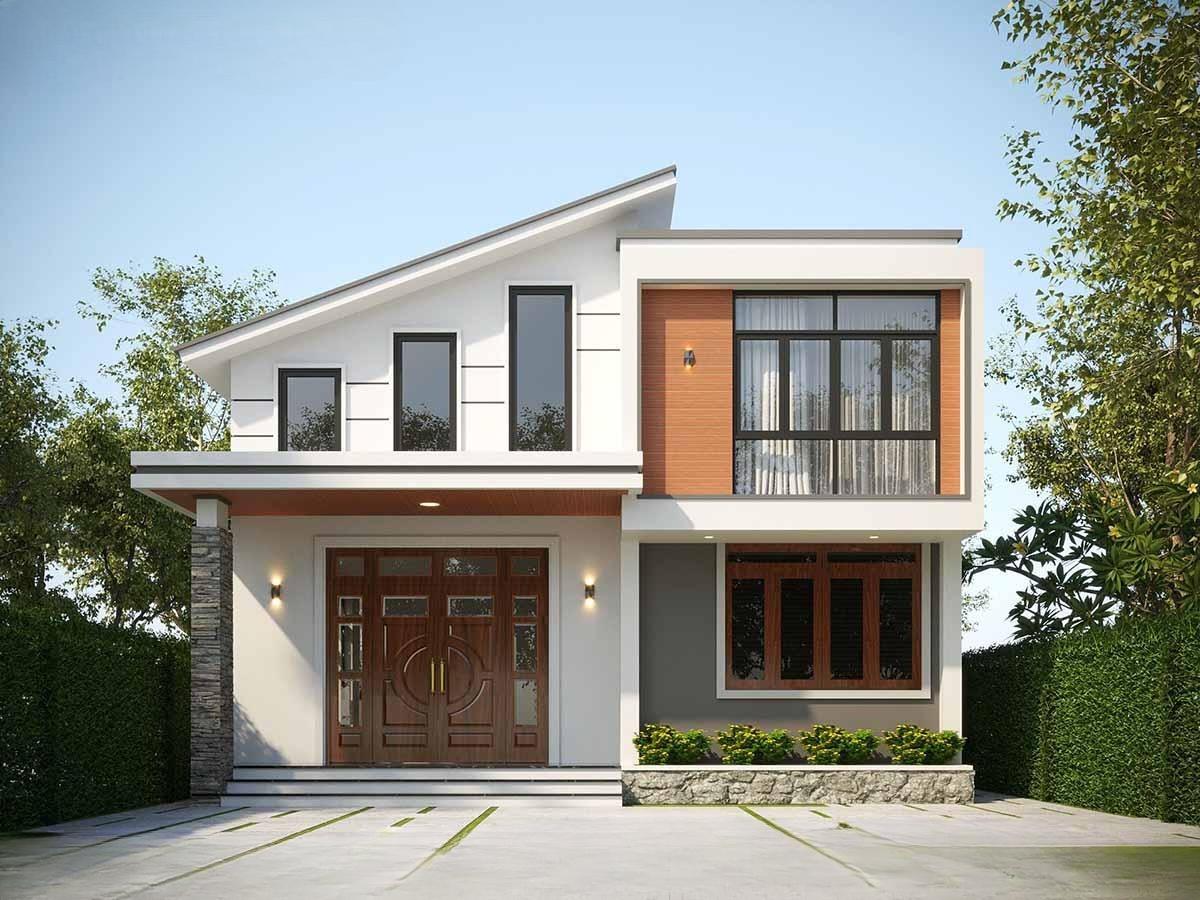 Mẫu Nhà Ngang 10M Cấp 4 Có Gác Lửng