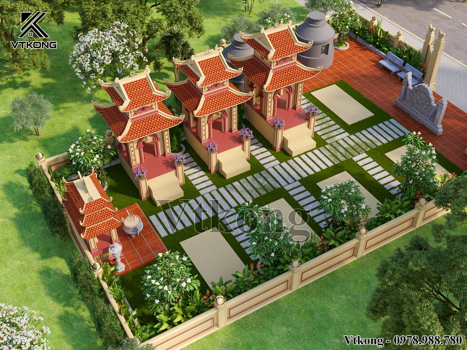Thiết Kế Mộ Xây Đẹp Thiet Ke Mo Xay Dep Lm2