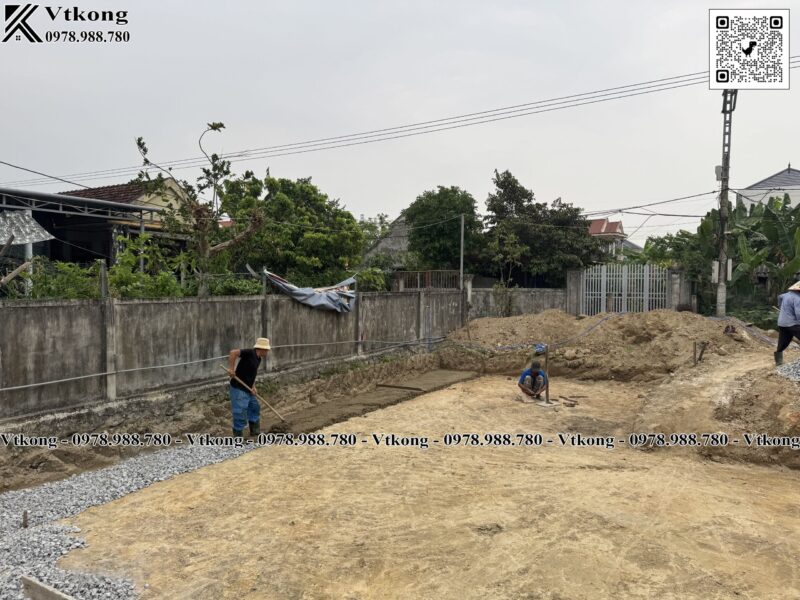 Đổ Bê Tông Lót Móng Nhà Thờ Do Be Tong Lot Mong Nha Tho