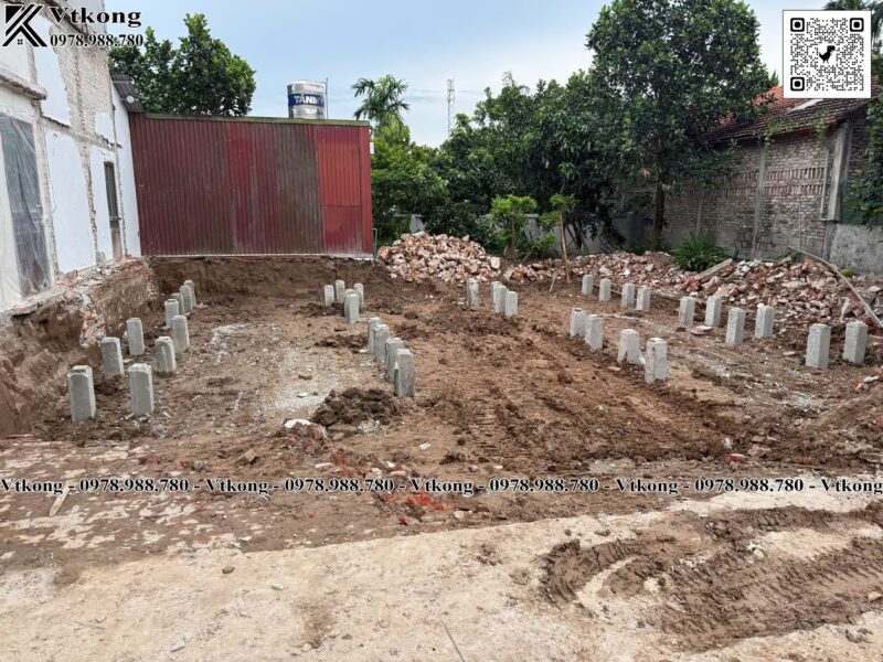 Qua Trinh Ep Coc Mong Nha Tho Gia Dinh