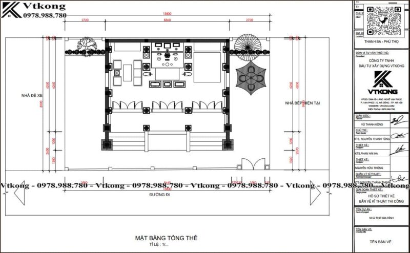 Mặt Bằng Tổng Thể Nhà Thờ Họ 3 Gian Đẹp Mat Bang Tong The Nha Tho Ho 3 Gian Nth99
