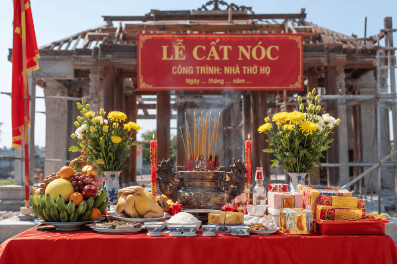 Mam Le Cat Noc Nha Tho Ho