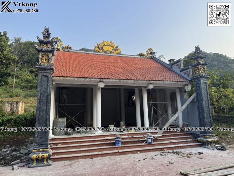 Nhà Thờ 3 Gian Bê Tông Giả Gỗ Đẹp Nha Tho 3 Gian Be Tong Gia Go Tgnt29