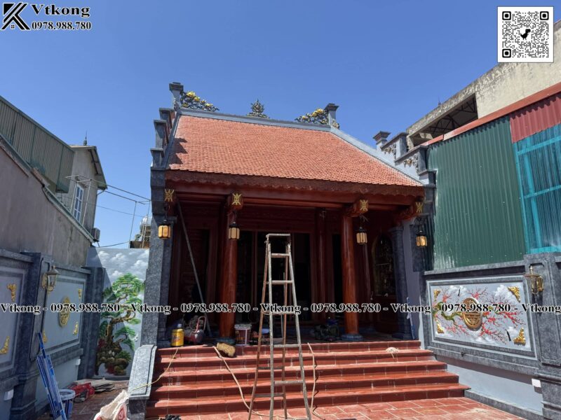 Nhà Thờ Họ 1 Gian Tại Hồng Quang Ứng Hòa Hà Nội Nha Tho Ho 1 Gian Tai Hong Quang Ung Hoa Ha Noi