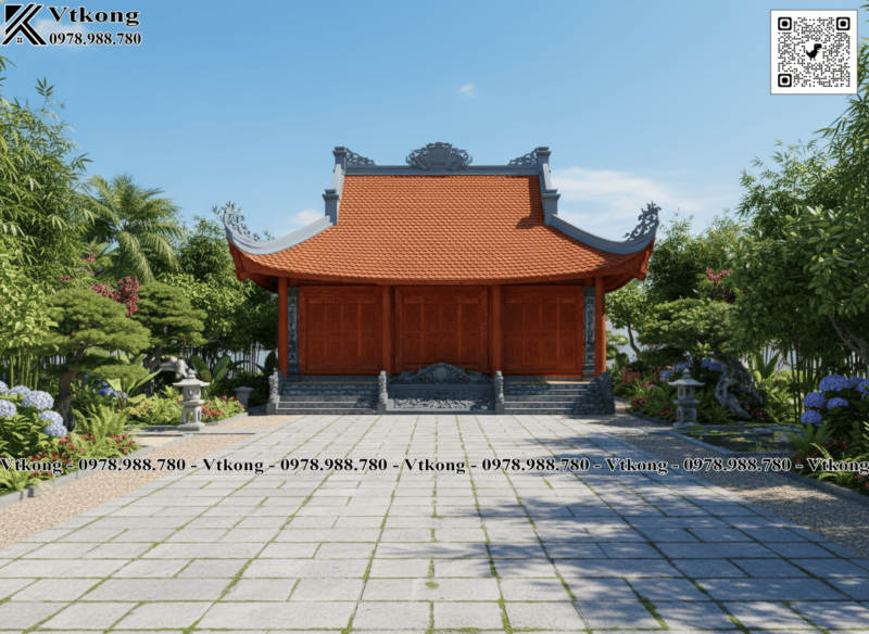Thiết Kế Thi Công Nhà Thờ Họ Mái Đao Đẹp Thiet Ke Thi Cong Nha Tho Ho Mai Dao Nth101